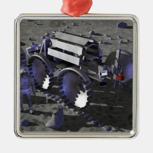 Toekomstige ruimteverkenningsmissies 10 metalen ornament