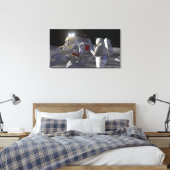 Toekomstige ruimteverkenningsmissies 11 canvas afdruk (Insitu (Slaapkamer))