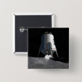 Toekomstige ruimteverkenningsmissies 12 vierkante button 5,1 cm (Voorkant /achterkant)