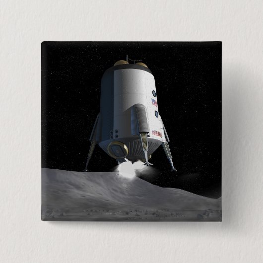 Toekomstige ruimteverkenningsmissies 12 vierkante button 5,1 cm (Voorkant)