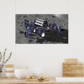 Toekomstige ruimteverkenningsmissies 13 poster (Keuken)