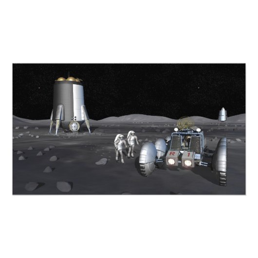 Toekomstige ruimteverkenningsmissies 6 foto afdruk (Voorkant)