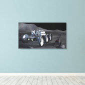 Toekomstige ruimteverkenningsmissies 8 canvas afdruk (Insitu (Houten vloer))