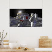 Toekomstige ruimteverkenningsmissies poster (Keuken)