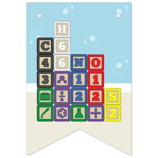 Toekomstige scheikundige bundelbanner vlaggetjes (Tweede vlag)