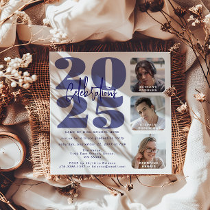 Toekomstige Schemer Foto Drievoudige Afstudeer Uit Kaart