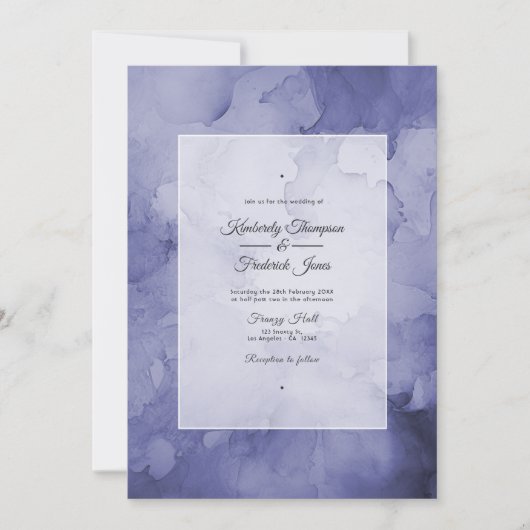 Toekomstige schemerbruiloft kaart (Voorkant)