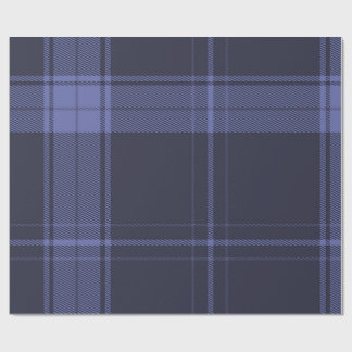 Toekomstige Schemering Tartan Cadeaupapier
