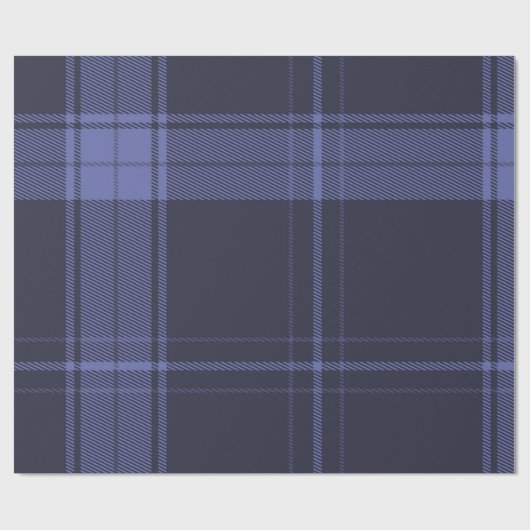 Toekomstige Schemering Tartan Cadeaupapier (Vlak)
