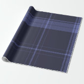 Toekomstige Schemering Tartan Cadeaupapier (Uitgerold)