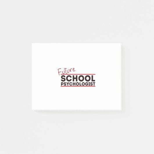 Toekomstige schoolpsycholoog post-it® notes (Voorkant)