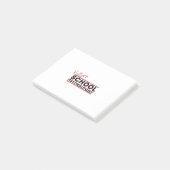 Toekomstige schoolpsycholoog post-it® notes (Schuin)