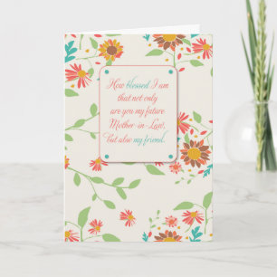 Toekomstige schoonmoeder Moederdag Religieus Kaart