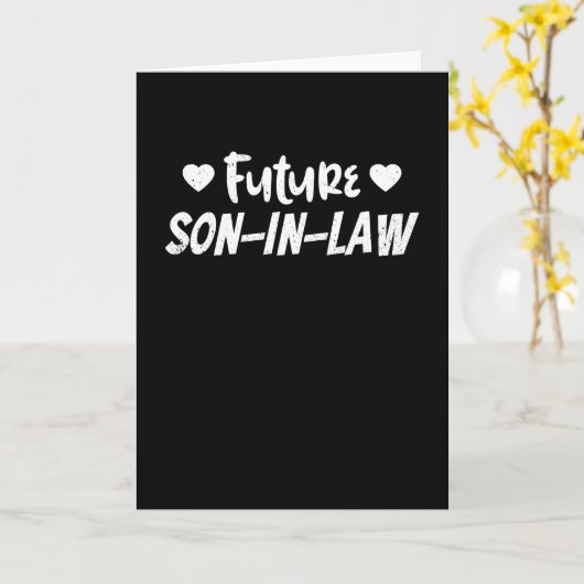 Toekomstige Schoonzoon Kaart (Gele Bloem)