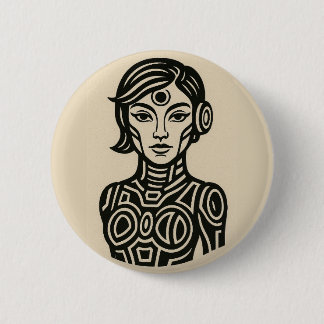 Toekomstige Sigillen Speld Ronde Button 5,7 Cm