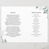 Toekomstige sjabloon van het Programma voor de toe (Achterkant)