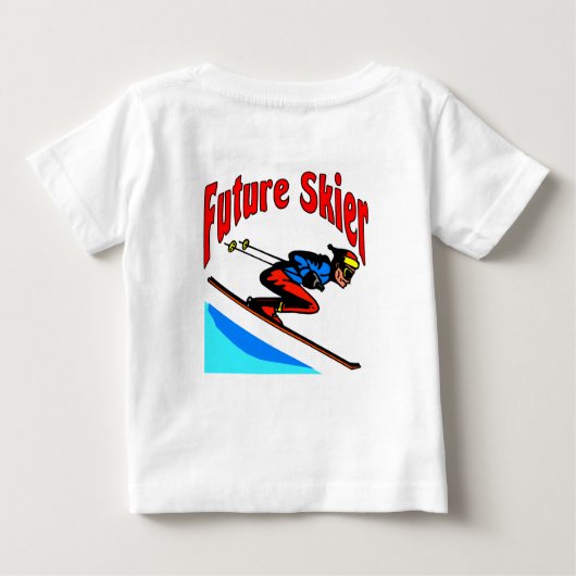 Toekomstige skiër (Achterkant)