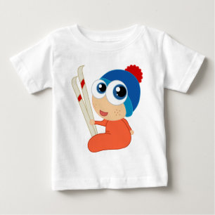 Toekomstige Skier Baby T-shirt