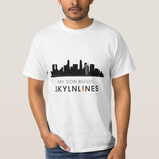 Toekomstige Skyline Maker T-shirt (Voorkant)