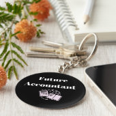 Toekomstige Sleutelhanger accountant (Zijkant)