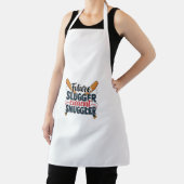 Toekomstige Slugger, huidige Snuggler artwork Schort (Insitu)