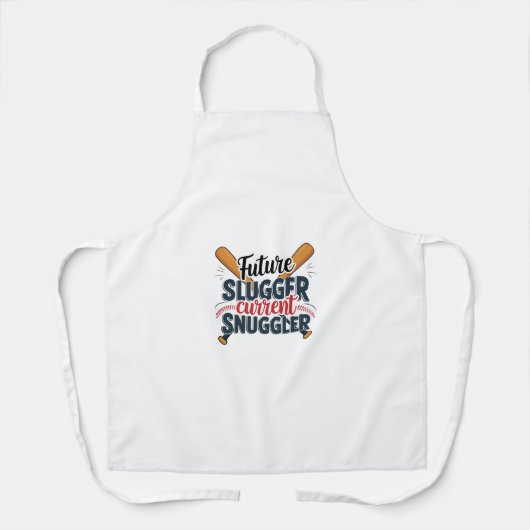 Toekomstige Slugger, huidige Snuggler artwork Schort (Voorkant)