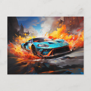 Toekomstige snelheid briefkaart