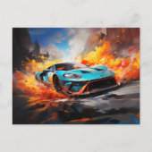 Toekomstige snelheid briefkaart (Voorkant)