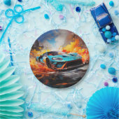 Toekomstige snelheid papieren bordje (Feest)