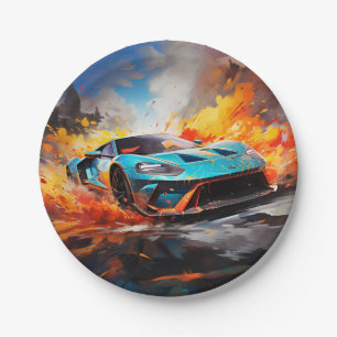 Toekomstige snelheid papieren bordje