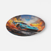 Toekomstige snelheid papieren bordje (Gekanteld)