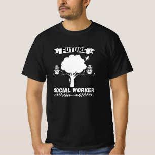 Toekomstige sociale werknemer - beroep t-shirt