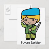 Toekomstige Soldaat Briefkaart (Voorkant / Achterkant)