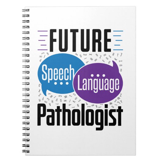 Toekomstige Speech Language Pathology SLP Notitieboek (Voorkant)