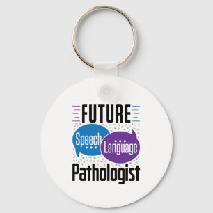 Toekomstige Speech Language Pathology SLP Sleutelhanger