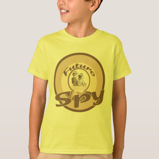 Toekomstige spionage Kinder bezetting T-shirt (Voorkant)
