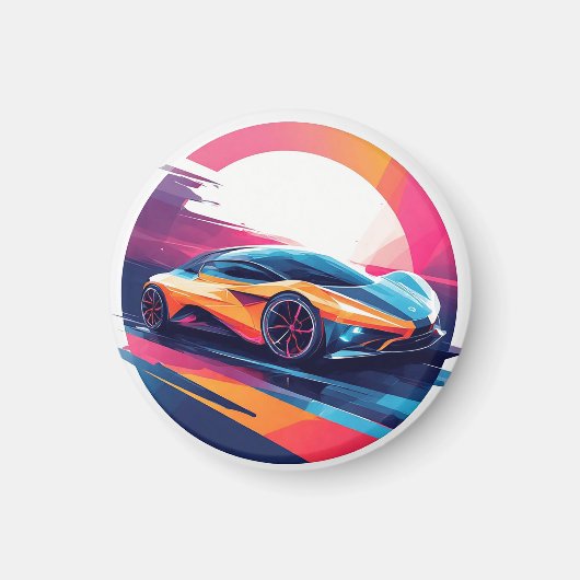 Toekomstige sportauto magneet (Voorkant)
