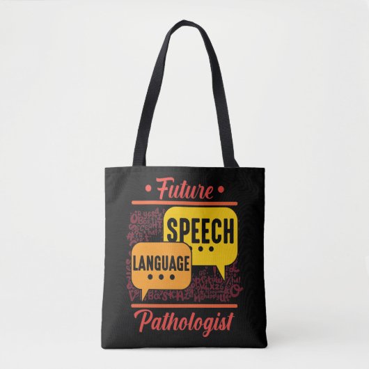 Toekomstige spraaktaalpatholoog Logopedica Tote Bag (Voorkant)