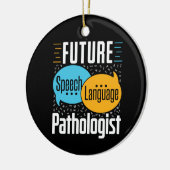 Toekomstige spraaktaalpatholoog SLP Keramisch Ornament (Links)