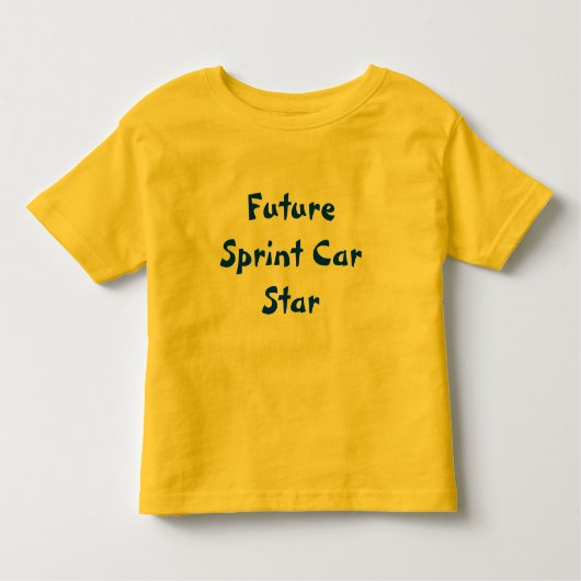 Toekomstige Sprint Card Star Kinder Shirts (Voorkant)