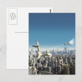 Toekomstige Stad - Dalende Toren Briefkaart (Voorkant / Achterkant)