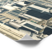 Toekomstige stad - Poster (Hoek)