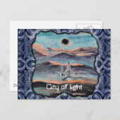 Toekomstige stad van licht briefkaart (Voorkant / Achterkant)