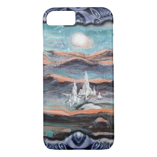 Toekomstige stad van licht Case-Mate iPhone case (Achterkant)