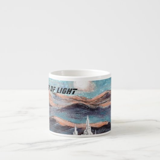 Toekomstige stad van licht espresso kop (Voorkant)