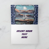 Toekomstige stad van licht feestdagen kaart (Binnen)