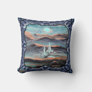 Toekomstige stad van licht kussen