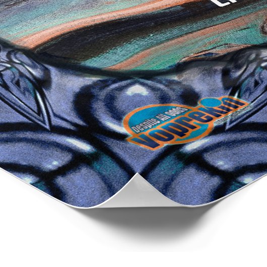 Toekomstige stad van licht poster (Hoek)