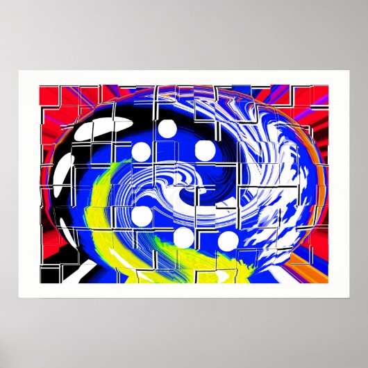 Toekomstige sterrenkaart poster (Voorkant)