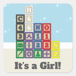 Toekomstige Sticker voor de bekendmaking van klokk